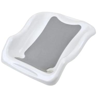Imagem de Redutor Assento Para Banheira Bebê Plástica Branco - Burigotto, Branco