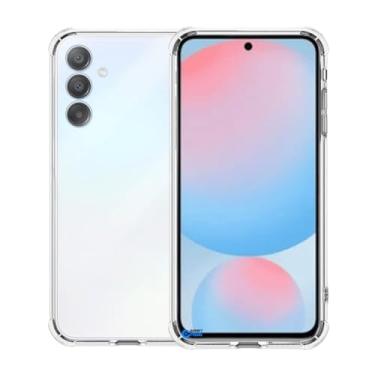 Imagem de Capinha Capa Antiquedas Flexível Compatível com Samsung Galaxy S24 Fe 6,7"