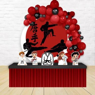 Imagem de kit festa painel redondoDecoração Karatê 1,50 Diâmetro - IMPAKTO VISUA