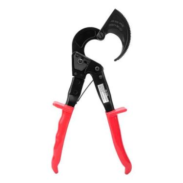 Imagem de Alicate Tesoura Catraca Regulável Ajustável  32mm A 240mm Corta Cabos 