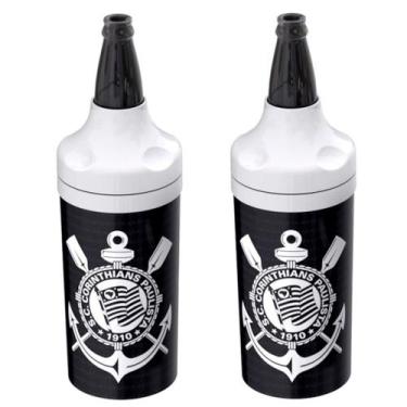 Imagem de Kit 2 Porta Garrafas de Cerveja 600ml Corinthians Licenciado - Plasúti