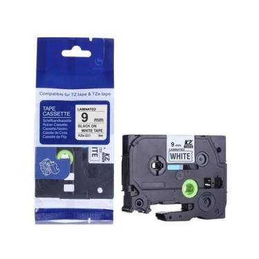 Imagem de Fita Compatível Brother Tze-221 Branca 9Mm - Geral