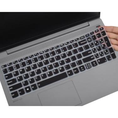 Imagem de Capa de teclado para Lenovo Yoga 7i 15.6, 40.6 cm /Lenovo V15 G4 (2024), G3, G2, ideaPad 1 1i /ideaPad 5 5i 15.6 /IdeaPad 3 3i 15.6 / IdeaPad Flex 5/ideaPad Slim 7 15.6, ThinkBook 15.6 G4 G 3 G2 15p