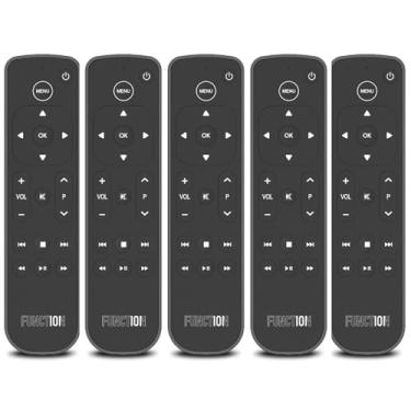 Imagem de Function101 Pacote com 5 controles remotos com botão Bluetooth para Apple TV/Apple TV 4K - Controle remoto de substituição da Apple TV (IR - BLE) sem suporte de voz