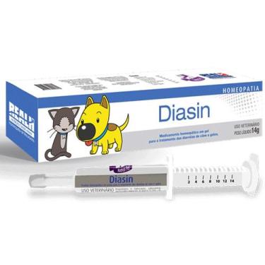Imagem de Diasin Controle de Diarreia Aguda Cães Gatos 14g Homeopet