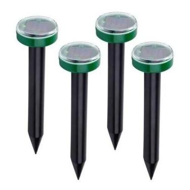 Imagem de Kit 4 Ultrassônico Repelente Solar Contra Cobra Escorpião, Painel Sola