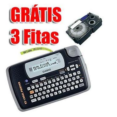 Imagem de Etiquetador Rotulador Eletrônico Casio Kl-120 Visor Lcd 2 Linhas Fitas