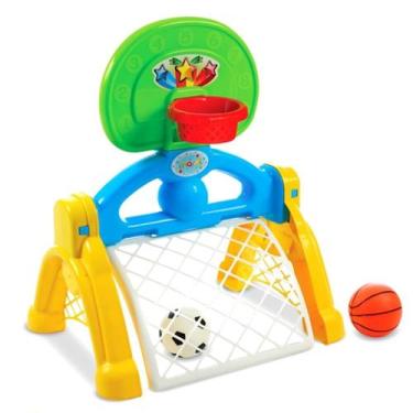 Imagem de Centro De Atividades Futebol E Basquete C/ 2 Bolas - Maral