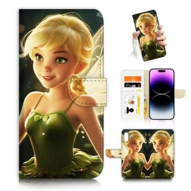 Imagem de Ajourtek Para iPhone XR, capa carteira flip projetada para celular, A26917 Tinkerbell Fairy