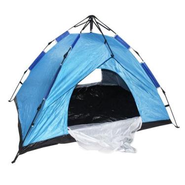 Imagem de Barraca Camping 2 a 3 Pessoas Monta Sozinha Automática Impermeável - A