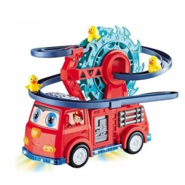 Imagem de Patocaminhão De Resgate Brinquedo Escalada Com Luzes Música