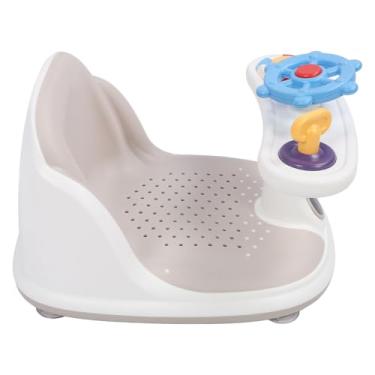 Imagem de Banco de Banho de bebê de Segurança para bebê, Banco Infantil Com Sensor de Temperatura para Banho de Criança, Projetado Com área de Assento Expandida, Construído para Suportar