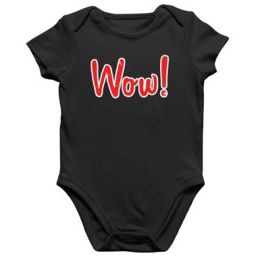 Imagem de Body Bebê Algodão Wow! - Foca na Moda, Preto, P
