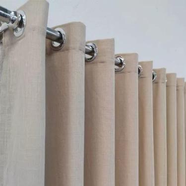 Imagem de Cortina Linho Com Blecaute Para Sala 5,00x2,60 - Salvatex Confecções, 