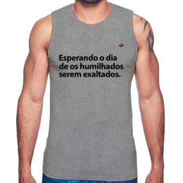 Imagem de Regata Esperando o dia de os humilhados serem exaltados - Foca na Moda