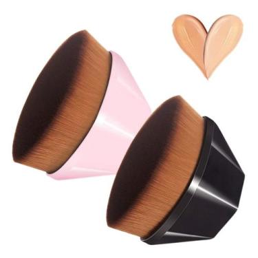 Imagem de Pincel Mágico Hexagonal Base Maquiagem Tiktok Flawless Blogu - Pincel 