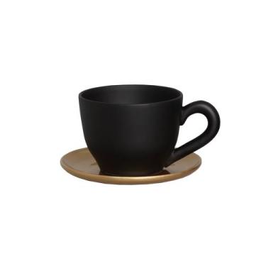 Imagem de Cachepot Consumê com Pires Decorativo em Cerâmica Home P Império - Sar