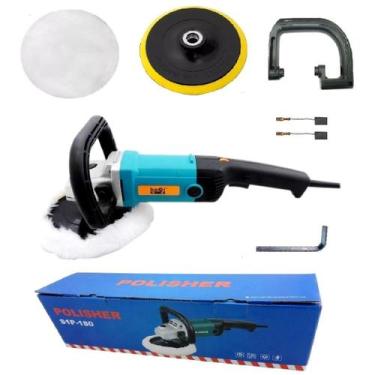 Imagem de Politriz Lixadeira Angular 7 Polegadas 1400 Watts Elétrica Automotiva 