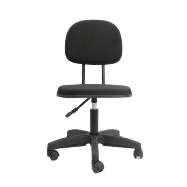 Imagem de Cadeira secretaria com regulagem de altura L duplo  base com rodízio  