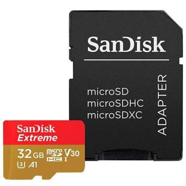 Imagem de Cartao de Memoria Micro SD de 32GB Sandisk Extreme SDSQXAF-032G-GN6AA 