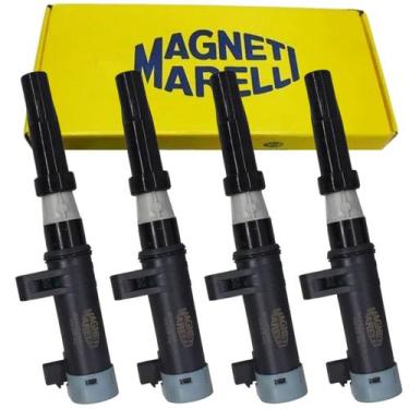 Imagem de Kit 4 Bobinas Ignição Fluence 1.6 2.0 16v Original Marelli - MAGNETI M