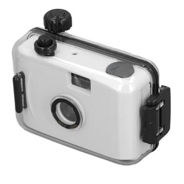 Imagem de Câmera de Filme Reutilizável à Prova D'água de 35mm, Velocidade do Obturador de Mergulho, Lente 1/100s F/9 28MM para Aventuras Ao Ar Livre (Preto e branco)