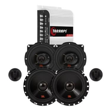 Imagem de Módulo Taramps TS400x4 Fio + Kit 2 Vias 6  JBL FLEX4 62VFX55 110W + Pa