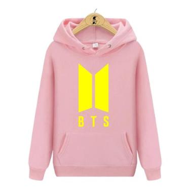 Imagem de Blusa de Moletom Canguru BTS I - Wess Store, Amarelo, P