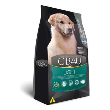 Imagem de Ração Cibau Light Cães Adultos Raças Médias E Grandes 12kg