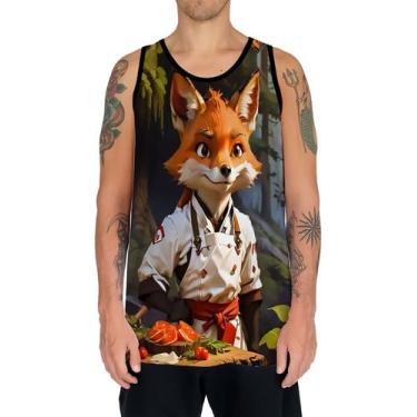 Imagem de Camiseta Regata Tshirt Chefe Raposa Cozinheira Cozinha 0 - Enjoy Shop,