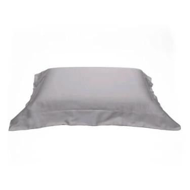 Imagem de Fronha Buettner Platine 300 Fios - 100% Algodão - 50x90cm, Cinza