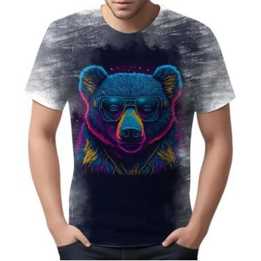 Imagem de Camiseta Camisa Estampada T-shirt Face Urso Neon Moda 6 - Enjoy Shop, 