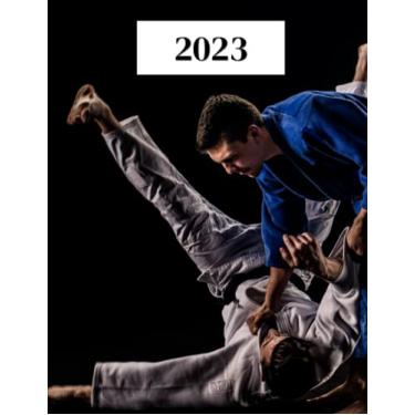 Imagem de 2023: Agenda semainier au format A4 - Année civile (Janvier à Décembre 2023) - Intervalles d'1h (7h-22h) - Contacts, jours fériés, mots de passe, ... - Une semaine sur deux pages