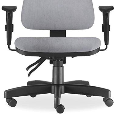 Imagem de Cadeira de Escritório Giratória Executiva Ergonômica Sky L02 Linho Cinza - Lyam Decor