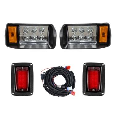Imagem de Orle Oko Lanterna traseira de farol de LED para carrinho de golfe para faróis de carro de clube para modelos DS 1993-acima, 12 Volts, Club Car DS Kit de luz LED OEM 101988001 101988002