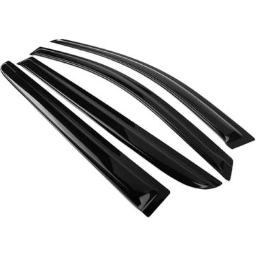 Imagem de Viseiras de janela de fita para Honda Odyssey 2005-2007, defletores de vento de janela automáticos laterais, ventshade, protetores de chuva para carros/caminhões