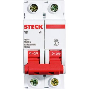 Imagem de Disjuntor Steck Din Bipolar 50A Sd62 3Ka