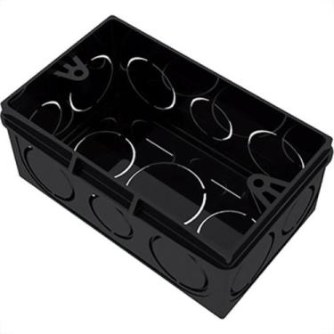 Imagem de Caixinha Luz Prt Pvc Tigre 4X2 - Kit C/24 Unidades