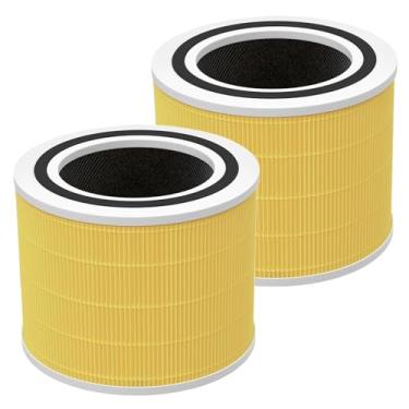 Imagem de Filtro de substituição Core 200S-P para purificador de ar WiFi inteligente LEVOIT Core 200S Core 200S-P, adequado para filtro Levoit Core 200s, conjunto de filtros HEPA True H13 de 3 estágios, Core