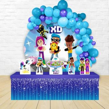 Imagem de KIT FESTA KIT FESTA PAINEL REDONDO Decoração Pk Xd Explore o Universo 