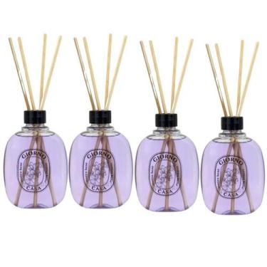 Imagem de Kit 4 Difusor Aromatizador de Varetas Lavanda Giorno 150ml
