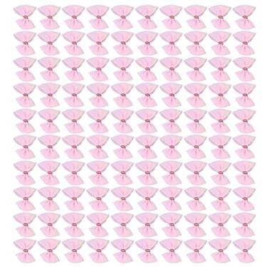 Imagem de 100 unidades de mini s, linda fita de produção DIY, gravata de borboletas, mini laços de flores de fita para artesanato de costura DIY, cesta de embrulho, decorações de