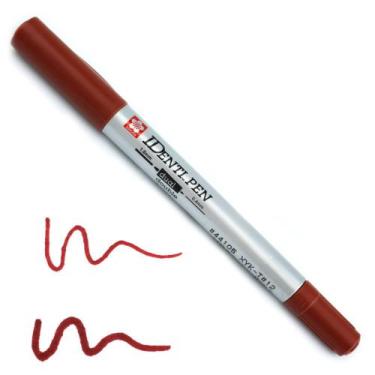 Imagem de Caneta Identi-pen 02 Pontas Xyk E-marrom - SAKURA, MARROM