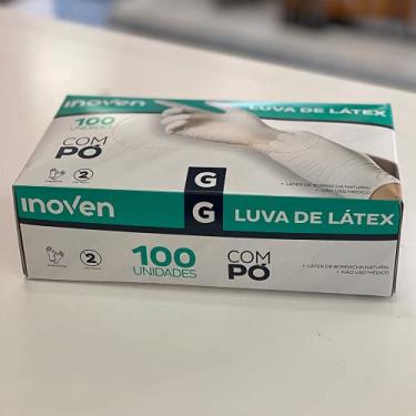 Imagem de Luva De Látex Com Pó Inoven Tamanho G- Caixa com 100 Unidades