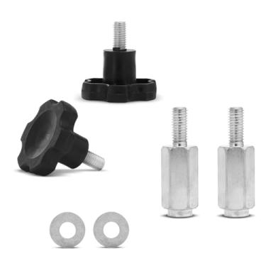 Imagem de Kit C/ 02 Paraf. + 02 Borboletas Para Suporte De Bau Univ. C/Motos Honda A Partir 2015 2 Unidades