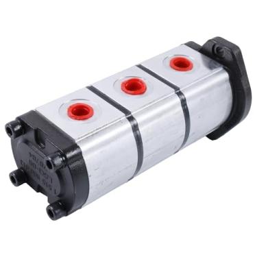 Imagem de Lesurey Bomba de engrenagem hidráulica 6668699 6668698 3/10.2 cm 11T compatível com mini escavadeiras Bobcat 331 X331 334