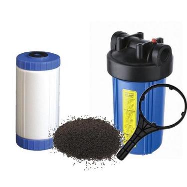 Imagem de Filtro Para Remover Ferro Desferrizar Água Dura 500 L/h - Kemflo, 3/4"