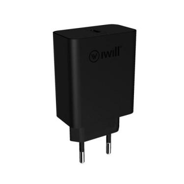 Imagem de Carregador Adaptador De Parede Com 1 Usb-c Pd 20w Iwill - HOME CHARGER