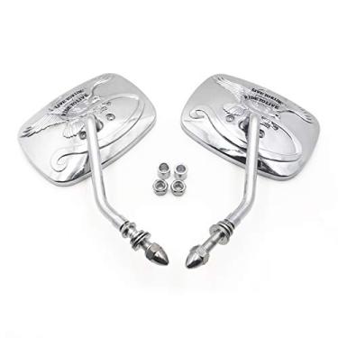 Imagem de Espelhos retrovisores SMT-compatíveis com H-D street sports chopper cruiser Eagle Spirit Live to Ride Motorcycle [B00WJLZUL2]