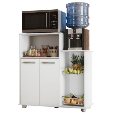 Imagem de Armário Multiuso Fruteira Sollys 2 Portas Branco Poliman